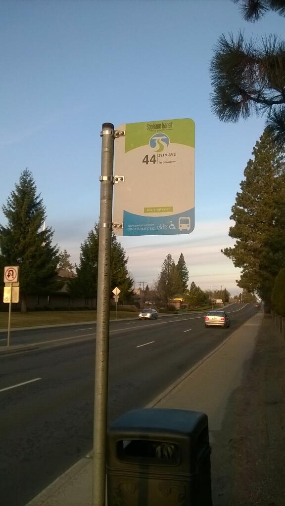 New STA Bus Stop on 29th Ave Photo Credit: Karl Otterstrom (@PedestrianMan)